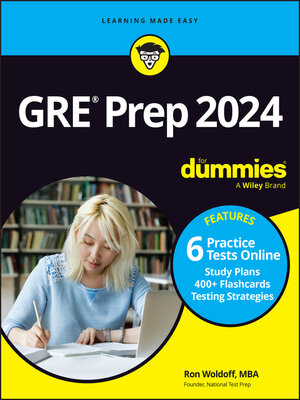 cover image of GRE Prep 2024 For Dummies with Online Practice